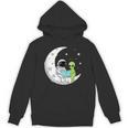 Astronaut And Alien Reading On Moon Space Book Lover Sci Fi Unisex Hoodie Astronaut And Alien Reading On Moon Space Book Lover Sci Fi Unisex Hoodie