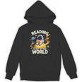 Astronaut Reading Book Lover Space For Men Women Kid Unisex Hoodie