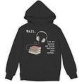 Audiobook Enthusiasts Headphones Book Club Bookworm Unisex Hoodie