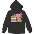 Axolotl Book Reading Librarian English Teacher For Men Women Kids Unisex Hoodie Axolotl Book Reading Librarian English Teacher For Men Women Kids Unisex Hoodie