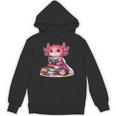 Axolotl Reading Bookworm Book Lovers Unisex Hoodie