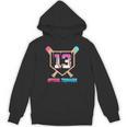 Baseball 13 Year Ice Cream Drip 13th Bday Official Teenager Unisex Hoodie