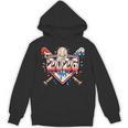 Baseball 2026 Ice Cream Drip Bats For Boys Birthday Graphic Unisex Hoodie Baseball 2026 Ice Cream Drip Bats For Boys Birthday Graphic Unisex Hoodie
