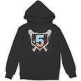 Baseball 5 Year Old Ice Cream Drip 5th Birthday Boy Number 5 Unisex Hoodie Baseball 5 Year Old Ice Cream Drip 5th Birthday Boy Number 5 Unisex Hoodie