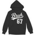 Baseball 6 7 Bruh Number 67 Six Seven Meme Boys Kids Unisex Hoodie Baseball 6 7 Bruh Number 67 Six Seven Meme Boys Kids Unisex Hoodie