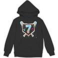 Baseball 7 Year Old Ice Cream Drip 7th Birthday Boy Number 7 Unisex Hoodie Baseball 7 Year Old Ice Cream Drip 7th Birthday Boy Number 7 Unisex Hoodie