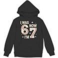 Baseball 7th Birthday 6 7 Years Old I Was 6 Now I'm 7 Unisex Hoodie