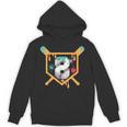 Baseball 8 Year Old Ice Cream Drip 8th Birthday Boy Number 8 Unisex Hoodie Baseball 8 Year Old Ice Cream Drip 8th Birthday Boy Number 8 Unisex Hoodie
