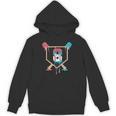 Baseball 8 Year Old Ice Cream Drip 8th Birthday Boys Player Unisex Hoodie