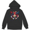 Baseball 8 Year Old Splash Drip 8th Birthday Boy Number 8 Unisex Hoodie