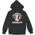 Baseball Abuelito Distressed Vintage Grandpa Game Day Unisex Hoodie