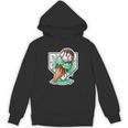 Baseball Boys Ice Cream Drip Baseball Boys Youth Mint Choco Unisex Hoodie