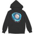 Baseball Drip Ice Cream Glove With Sprinkles Ball Boys Youth Unisex Hoodie Baseball Drip Ice Cream Glove With Sprinkles Ball Boys Youth Unisex Hoodie