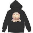 Baseball Drip Ice Cream Melting Illustration Unisex Hoodie Baseball Drip Ice Cream Melting Illustration Unisex Hoodie
