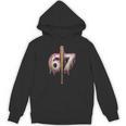 Baseball Drip Number 67 Sports Player Six Seven Meme Fan Unisex Hoodie