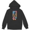 Baseball Drip USA Flag 67 Player 67th Birthday Ice Cream 67 Unisex Hoodie