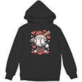 Baseball Drip Valentine Boys Women Men Hearts Sport Love Unisex Hoodie