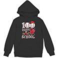 Baseball Happy 100 Days Of School Boy Girl Kid Teacher Unisex Hoodie