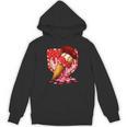 Baseball Heart Valentine Baseball Ice Cream Drip Boys Girls Unisex Hoodie
