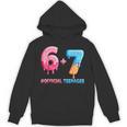 Baseball Ice Cream Drip 67 Official Teenager 13th Birthday Unisex Hoodie