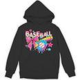 Baseball Ice Cream Drip Coquette Women Girls Mom Mama Unisex Hoodie