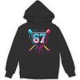 Baseball Ice Cream Drip Number 67 Player 67th Birthday 67 Unisex Hoodie Baseball Ice Cream Drip Number 67 Player 67th Birthday 67 Unisex Hoodie