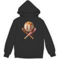 Baseball Ice Cream Drip Style Melting Ice Cream Youth Teen Unisex Hoodie
