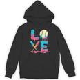 Baseball Love Drip Ice Cream Colorful Baseball Unisex Hoodie Baseball Love Drip Ice Cream Colorful Baseball Unisex Hoodie