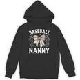 Baseball Nanny Baseball Coquette Bow Unisex Hoodie Baseball Nanny Baseball Coquette Bow Unisex Hoodie