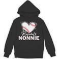 Baseball Nonnie Baseball Heart Unisex Hoodie Baseball Nonnie Baseball Heart Unisex Hoodie