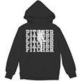 Baseball Pitcher Player Team Sport Lover Family Friends Fans Unisex Hoodie