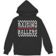 Baseball Player Raising Ballers Game Day Respect The Drip Unisex Hoodie