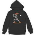 Baseball Skeleton Spooky Boys Halloween Baseball Player Unisex Hoodie Baseball Skeleton Spooky Boys Halloween Baseball Player Unisex Hoodie
