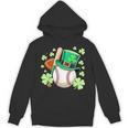 Baseball St Patricks Day Lucky Baseball Player Shamrock Unisex Hoodie Baseball St Patricks Day Lucky Baseball Player Shamrock Unisex Hoodie