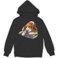 Basset Hound Books Dog Breed Graphic Unisex Hoodie