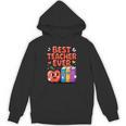 Best Teacher Ever Cute Apple Books School Classroom Vibes Unisex Hoodie