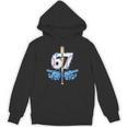 Blue Camo Baseball 67 Six Seven Camo Ice Cream Drip Boy Teen Unisex Hoodie