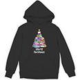 Book Christmas Tree Xmas Lights Librarian Merry Christmas Unisex Hoodie Book Christmas Tree Xmas Lights Librarian Merry Christmas Unisex Hoodie