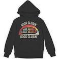 Book Clubin' Retro 70s Style Book Club Reader Graphic Unisex Hoodie Book Clubin' Retro 70s Style Book Club Reader Graphic Unisex Hoodie