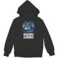 Book Dragons And Books Reading Lover Unisex Hoodie