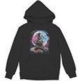 Book Lovers Cool Astronaut Reading Books In Space Kids Unisex Hoodie