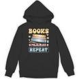 Book And Pajama Books Pajamas Repeat Librarian Unisex Hoodie Book And Pajama Books Pajamas Repeat Librarian Unisex Hoodie