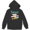 Book Reading Bookmarks Are For Quitters Unisex Hoodie