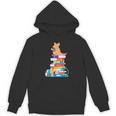 Book Reading Kangaroo Tea Coffee Kawaii Bookworm Unisex Hoodie