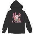 Book Reading Readolotl Amphibian Animal Bookworm Axolotl Unisex Hoodie
