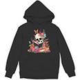 Book Reading Skull Skeleton Flowers Floral Bookish Butterfly Unisex Hoodie