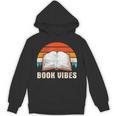 Book Vibes For Book Lovers Bookworm Reading Unisex Hoodie