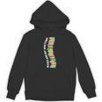 Books Are My Anatomy Spine Backbone Bookworm Reading Unisex Hoodie