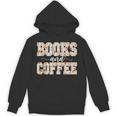 Books & Coffee Floral Unisex Hoodie