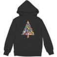 Books Christmas Tree Reading Club Librarian Library Xmas Unisex Hoodie